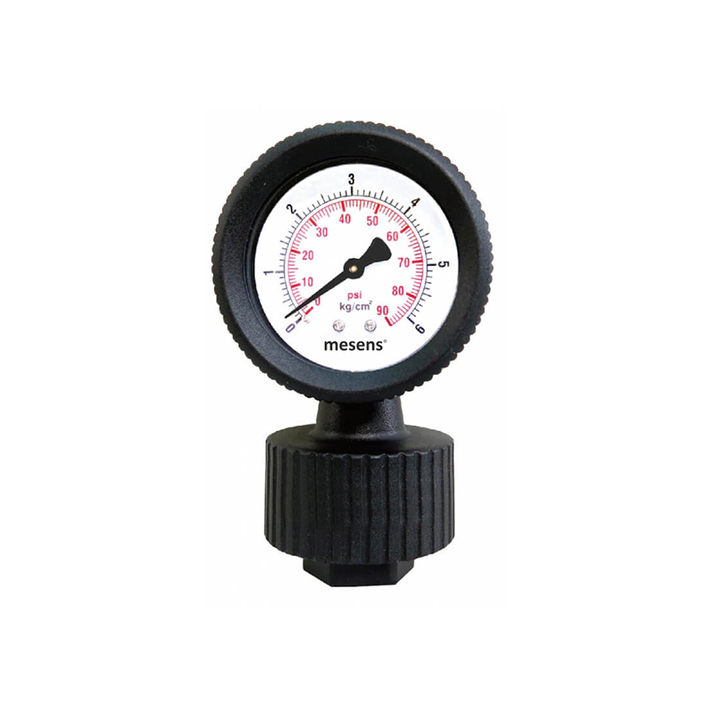 Complete PP Diaphragm Pressure Gauge - PGF